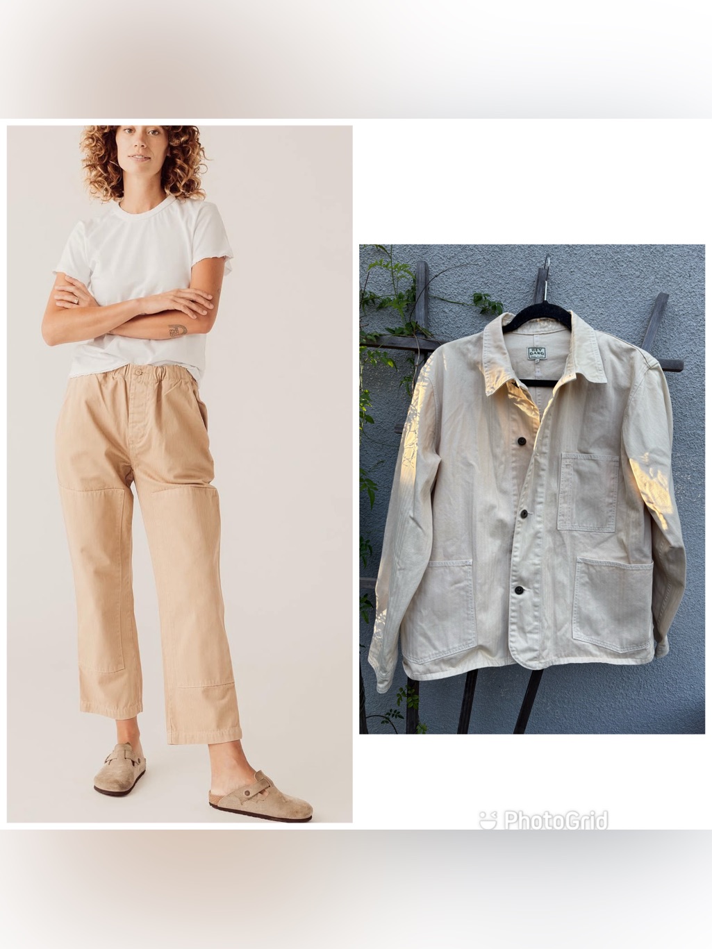 Hey Gang Barn Jacket + Chore Pants In Natural